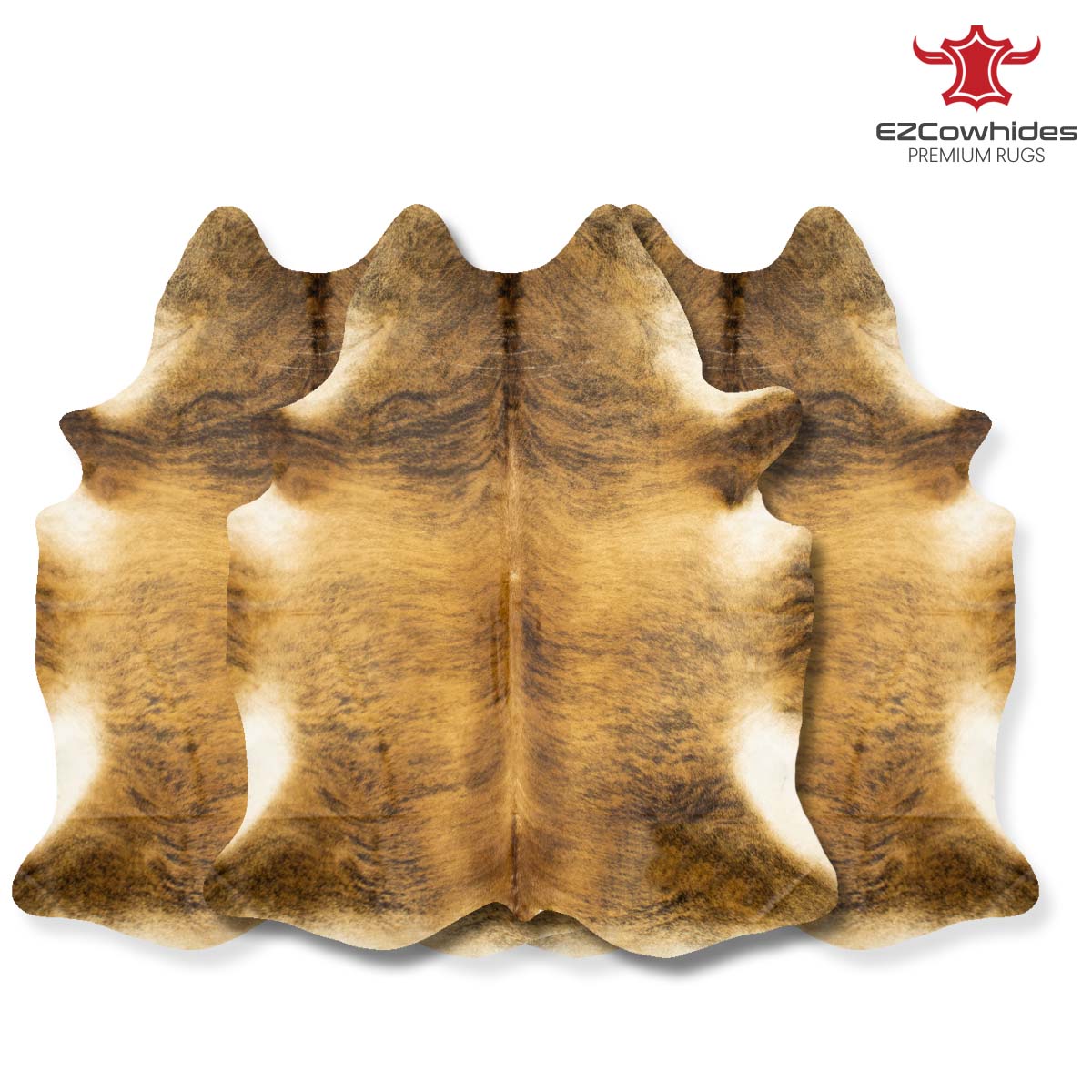 Light Brindle Cowhide Rugs