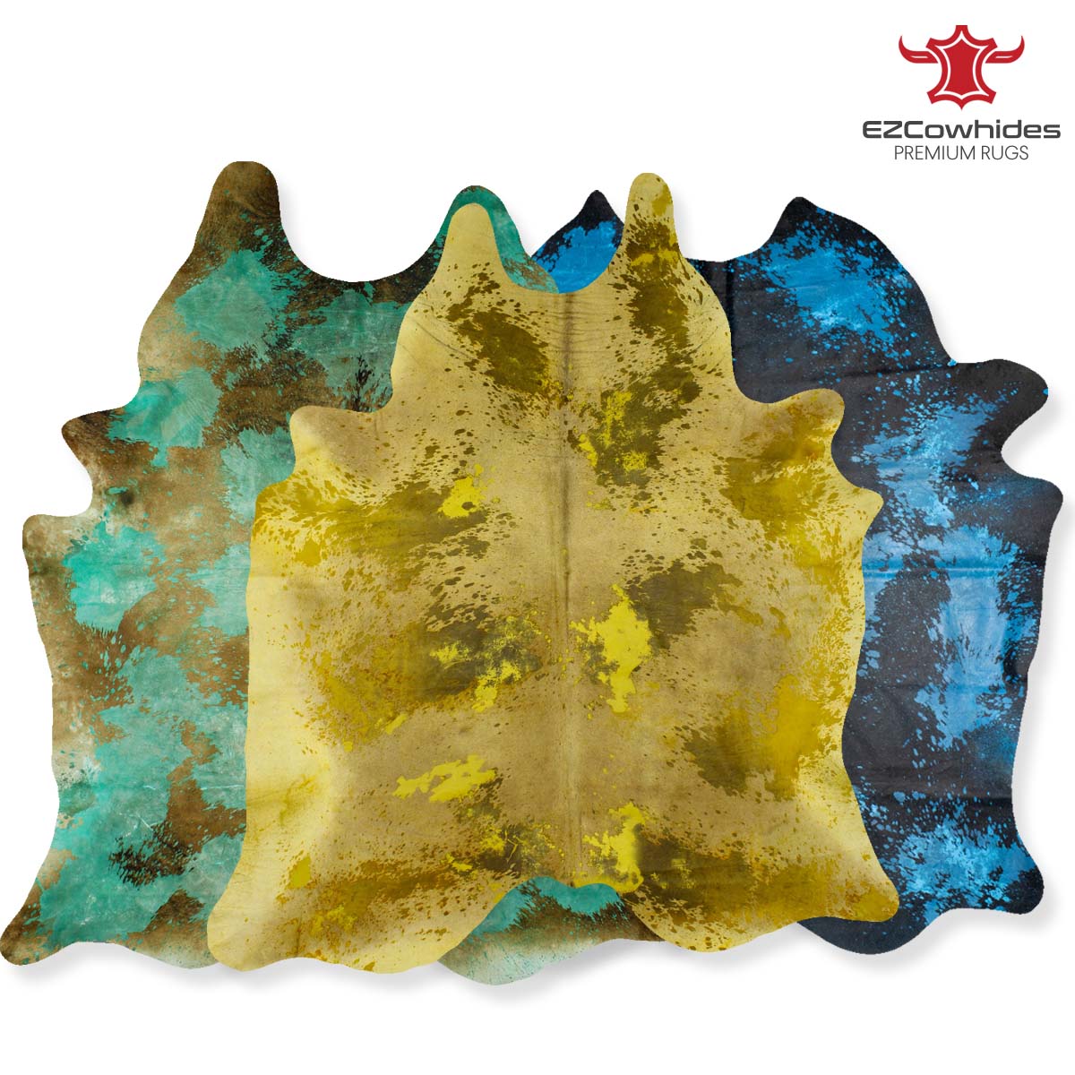 Splash Cowhide Rugs