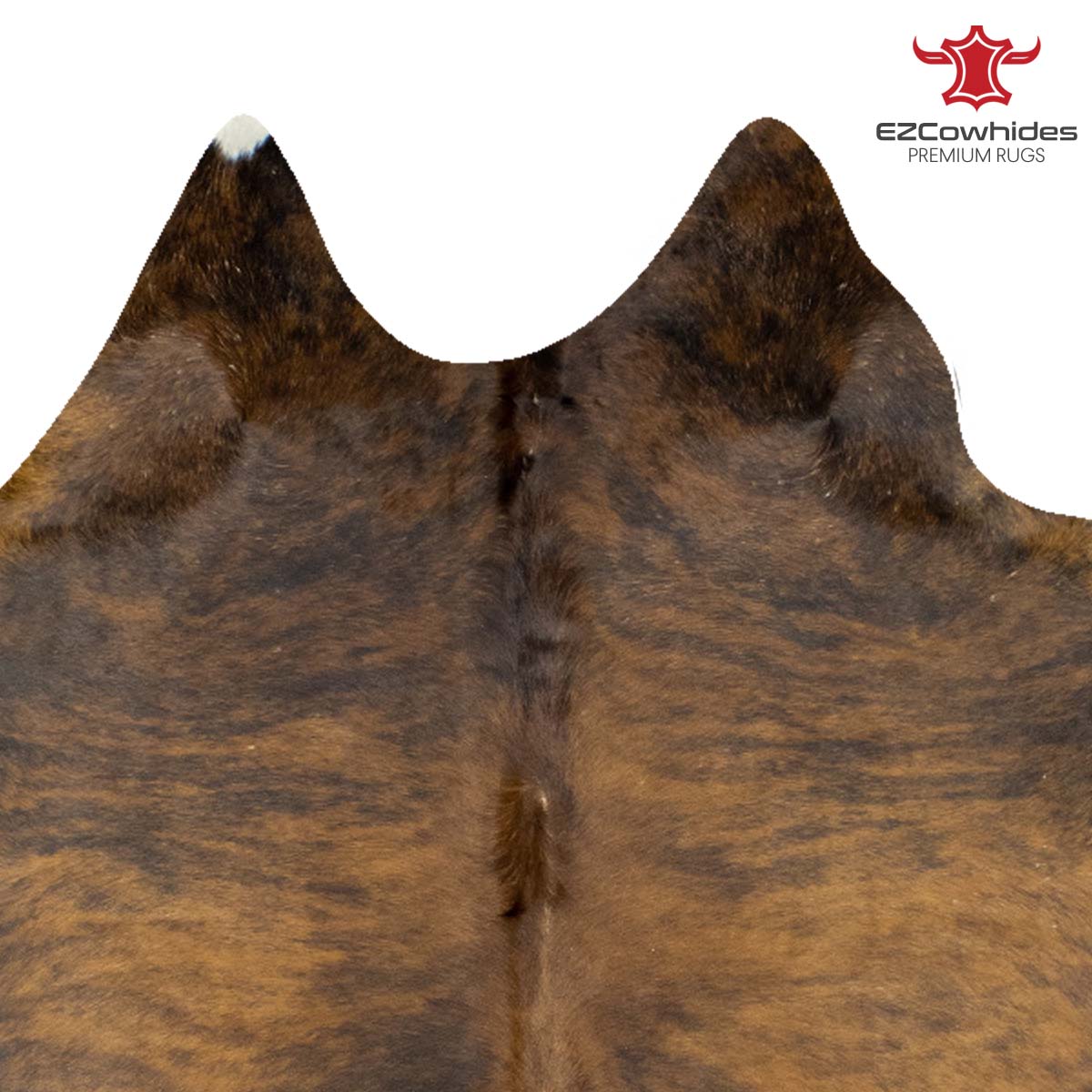 Medium Brindle Brazilian Cowhide Rug 