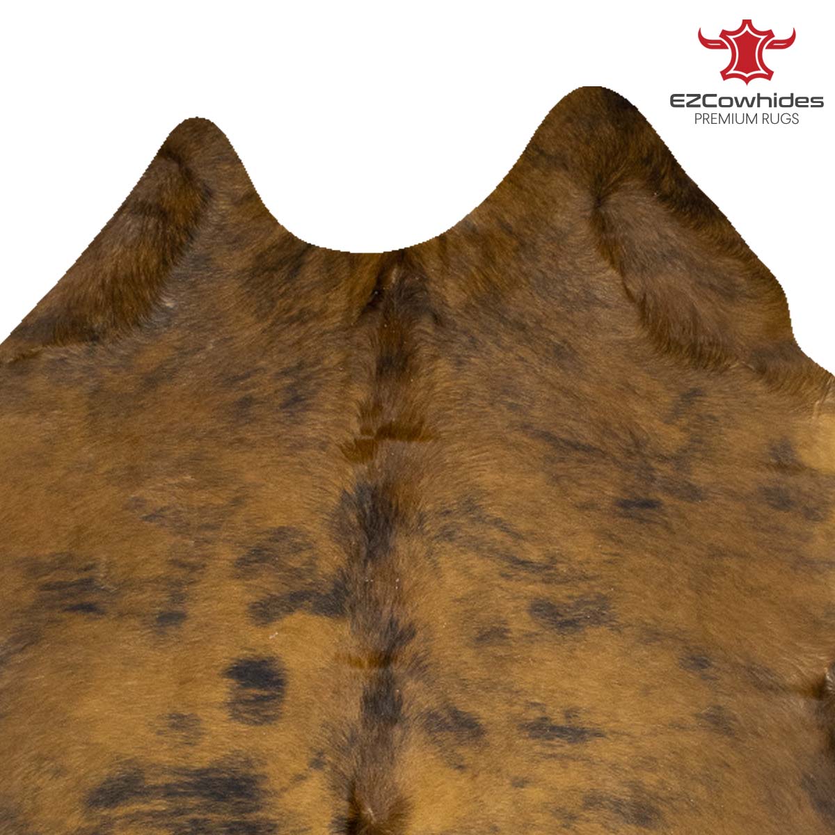 Medium Brindle Brazilian Cowhide Rug 