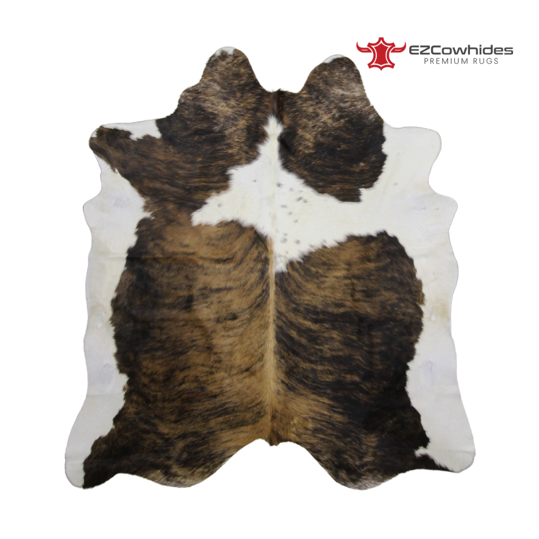 Tricolor Brazilian Cowhide Rug 