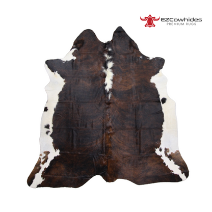 Dark Brindle Brazilian Cowhide Rug 