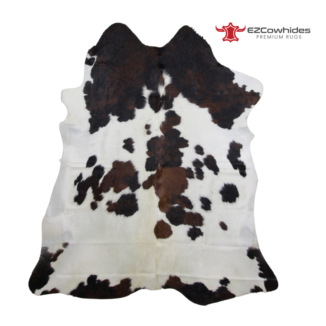 Tricolor Brazilian Cowhide Rug 