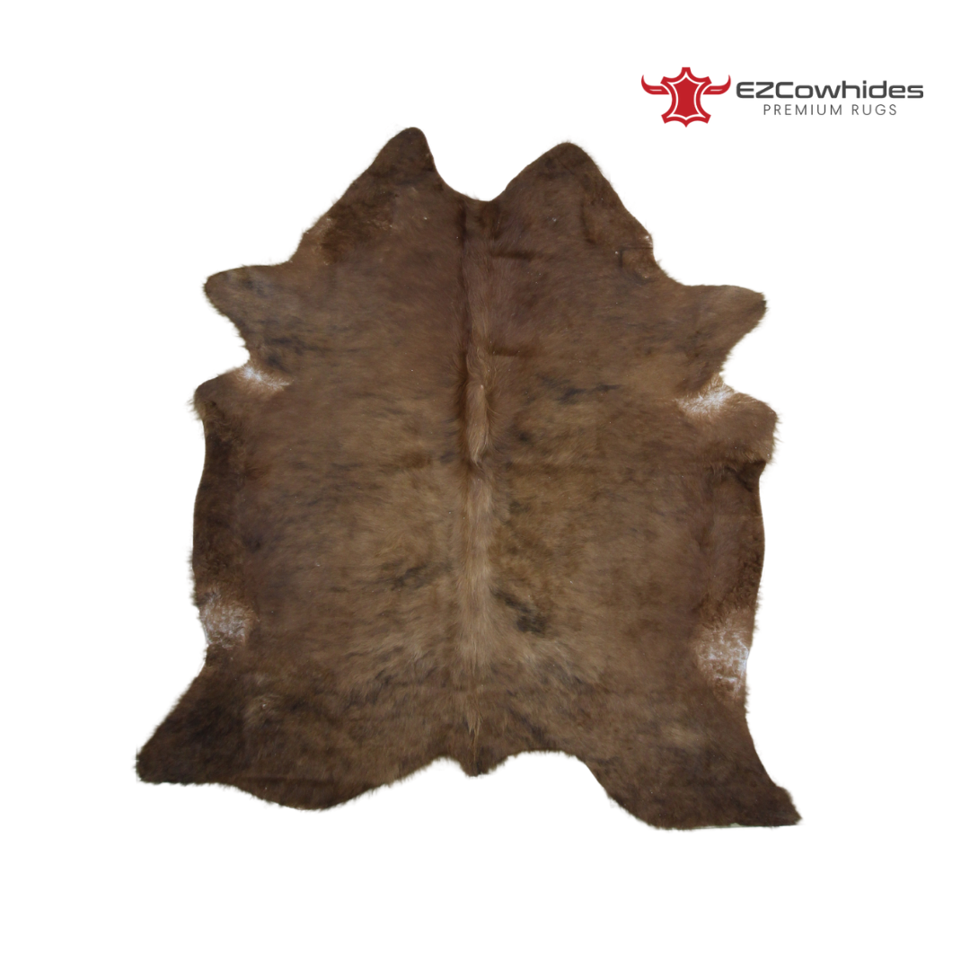 Medium Brindle Brazilian Cowhide Rug 