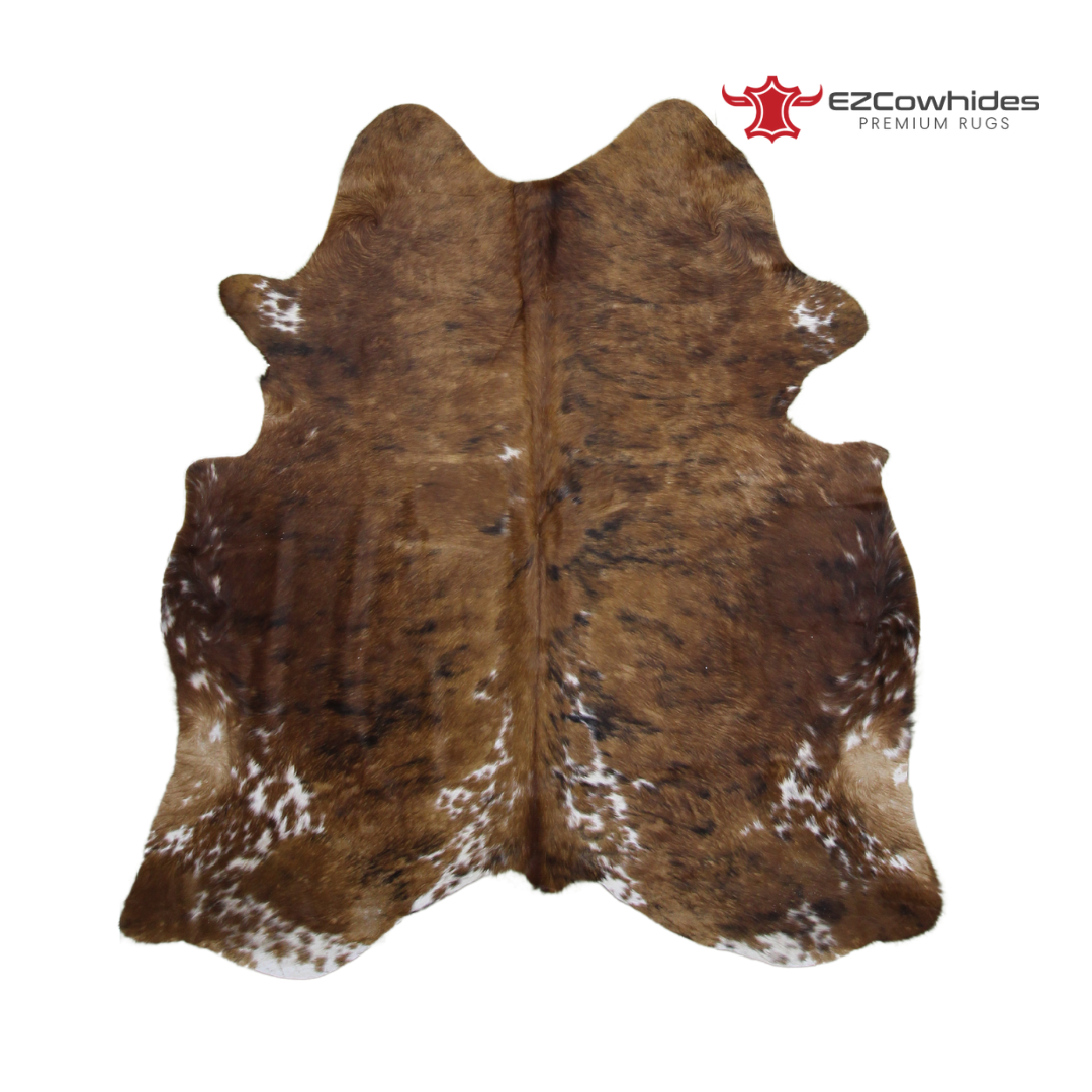 Tricolor Brazilian Cowhide Rug 