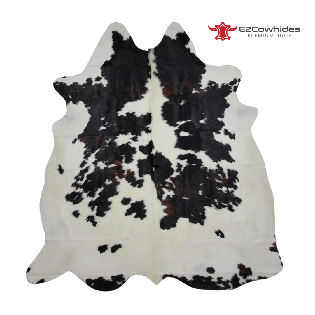 Tricolor Brazilian Cowhide Rug 