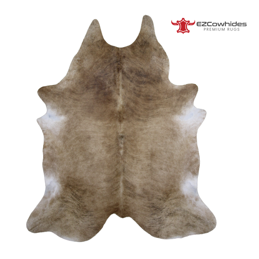 Light Brindle Brazilian Cowhide Rug 