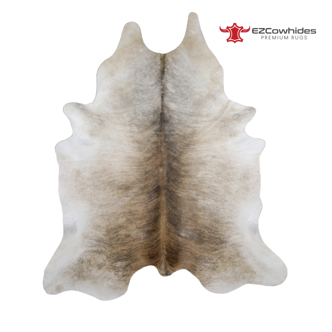 Light Brindle Brazilian Cowhide Rug 