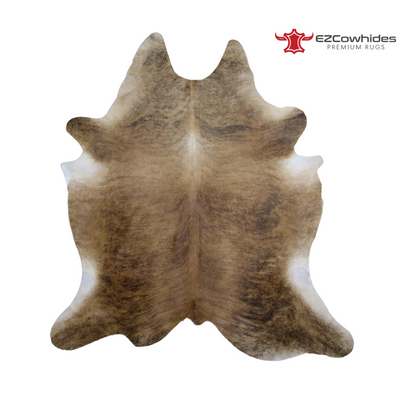 Light Brindle Brazilian Cowhide Rug 