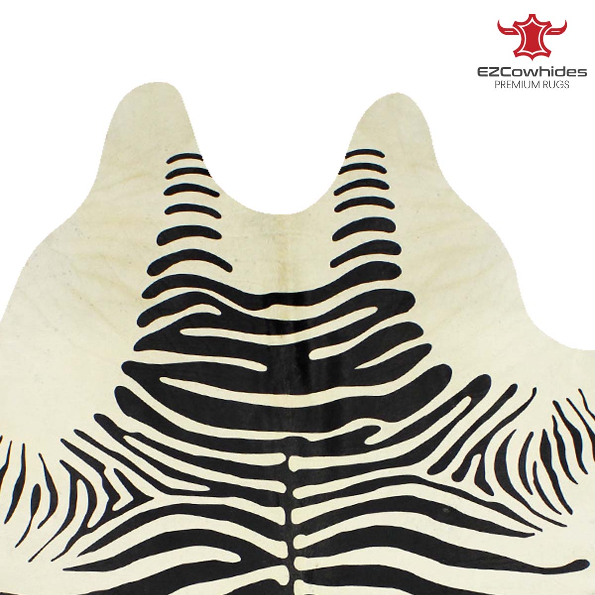 Zebra Brazilian Cowhide Rug 