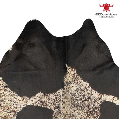 Salt &amp; Pepper Black and White Brazilian Cowhide Rug 