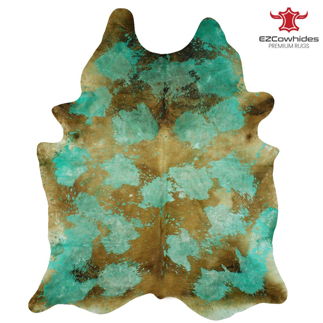 Splash Brazilian Cowhide Rug 