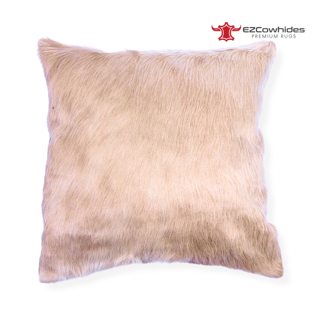 3 Pieces Beige Brazilian Cowhide Pillow 