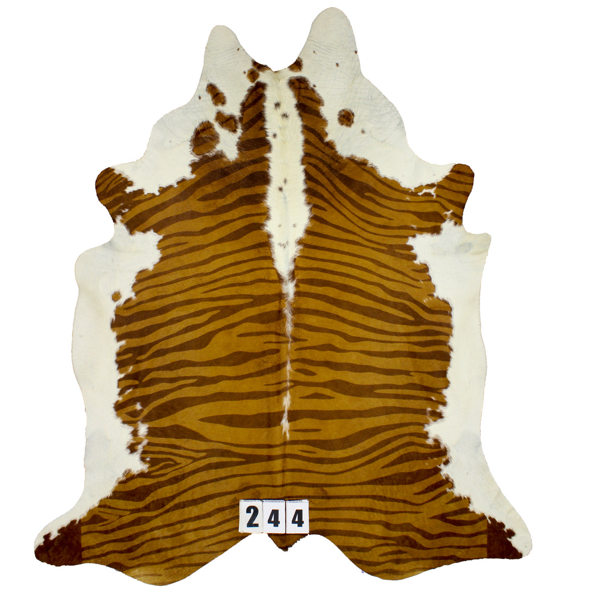 Tiger Brazilian Cowhide Rug 