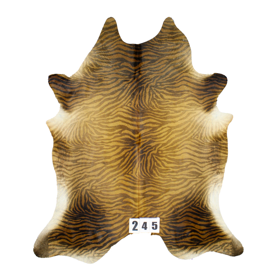 Tiger Brazilian Cowhide Rug 