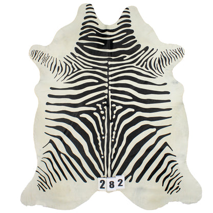 Zebra Brazilian Cowhide Rug 