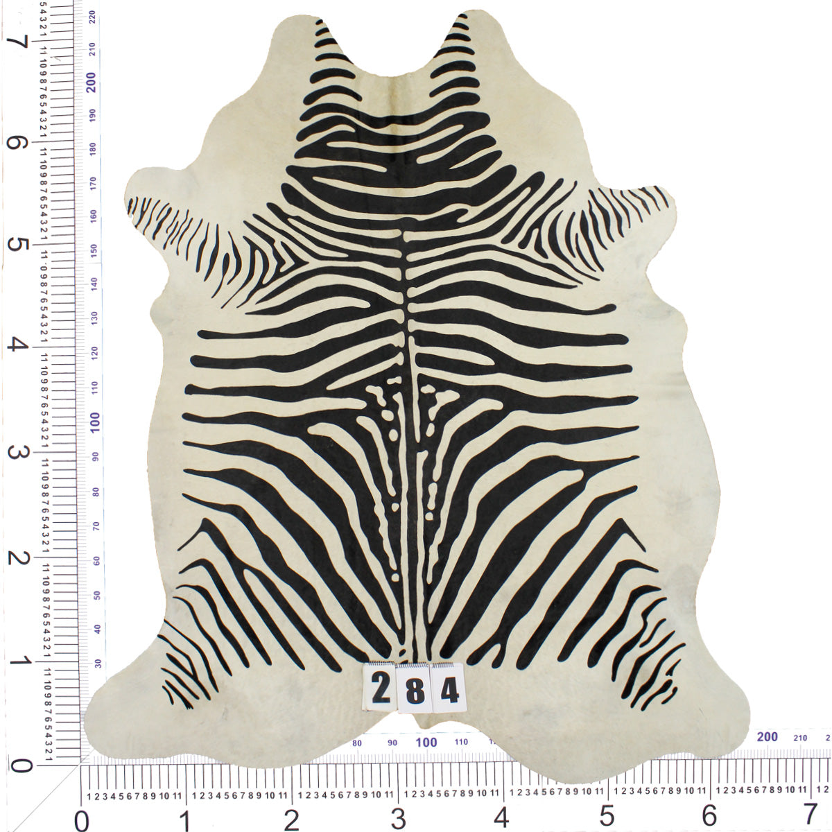 Zebra Brazilian Cowhide Rug 