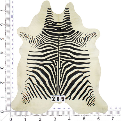 Zebra Brazilian Cowhide Rug 